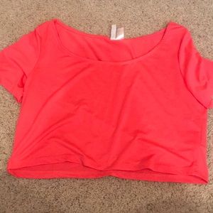 Bright Pink crop top